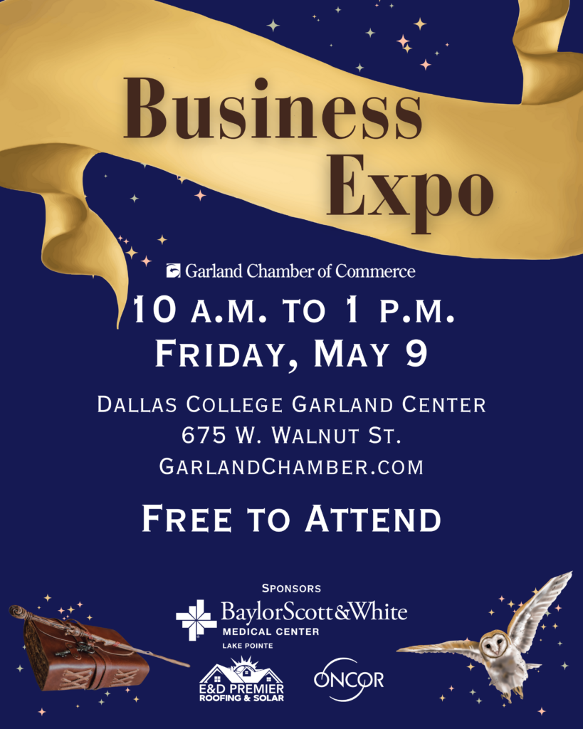 Garland Chamber of Commerce Business Expo 2025 graphic