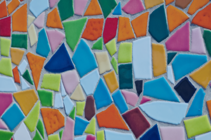 Photo of mosaic tiles