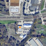 Aerial view of Stix Icehouse and surrouding area
