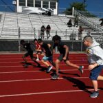 Rowlett Elementary students at the elementary track meet