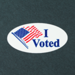 I voted sticker