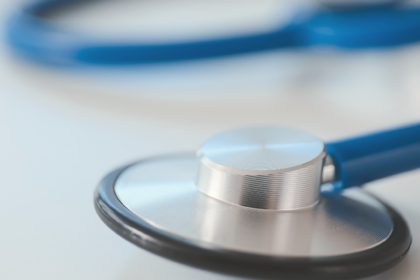 Stock photo of a stethoscope