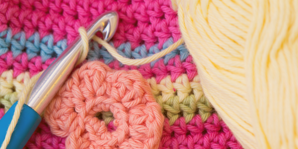 Colorful crochet pattern